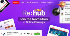 REHub - Price Comparison, Multi Vendor Marketplace Wordpress Theme 19.7.6