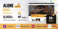 Alone – Charity Multipurpose Non-profit WordPress Theme 7.6.4