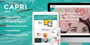 Capri - Creative Portfolio Theme 3.1