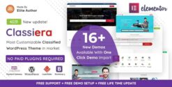 Classiera – Classified Ads WordPress Theme 4.0.29