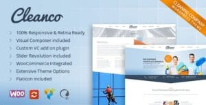 Cleanco – Cleaning Service Company WordPress Theme 3.2.4