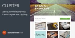 Cluster - A Bold Portfolio Wordpress Theme 2.0.4