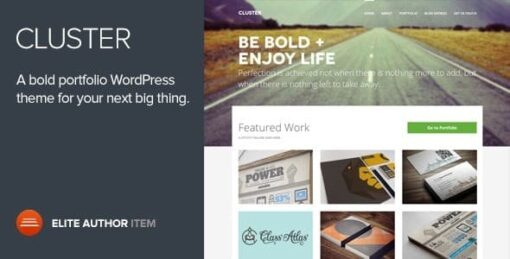 Cluster - A Bold Portfolio Wordpress Theme 2.0.4