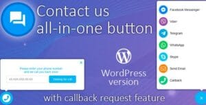 Contact us all-in-one button with callback request feature for WordPress 2.0.5