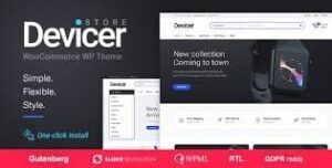 Devicer - Electronics, Mobile & Tech Store WordPress Theme 1.2.1