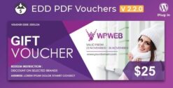 Easy Digital Downloads - PDF Vouchers 2.2.0