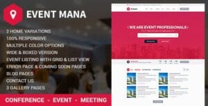 Event Management WordPress Theme 1.9.5