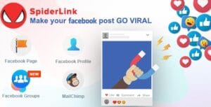 Facebook SpiderLink - Make Your Facebook Post GO VIRAL 2.5