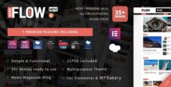 Flow News - Magazine and Blog WordPress Theme 3.0