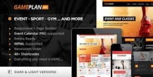 Gameplan - Event and Gym Fitness WordPress Theme 1.6.7
