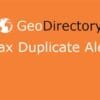 GeoDirectory Ajax Duplicate Alert