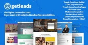 Getleads High-Performance Landing Page WordPress Theme 2.5