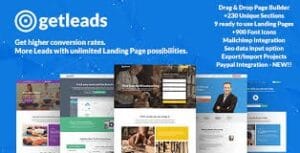 Getleads High-Performance Landing Page WordPress Theme 2.5