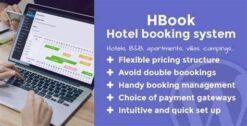 HBook - Hotel booking system - WordPress Plugin 2.0.26
