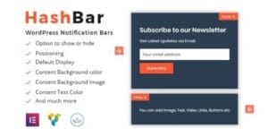 HashBar Pro – WordPress Notification Bar 1.1.2
