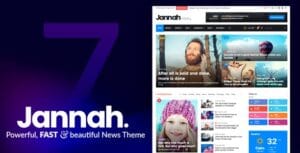 Jannah - Newspaper Magazine News BuddyPress WordPress Theme 7.3.1