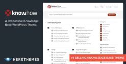 KnowHow - A Knowledge Base WordPress Theme 1.1.16
