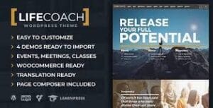 Life Coach WordPress Theme 3.0.0