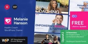 Melanie Hanson - Health Coach WordPress Theme 1.2