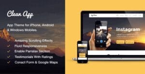 MyThemeShop Cleanapp WordPress Theme 1.1.9