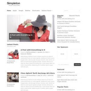 MyThemeShop Simpleton WordPress Theme 1.1.2