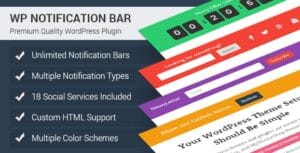 MyThemeShop WP Notification Bar Pro 1.2.1