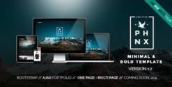 Phoenix – WordPress Minimal Multipurpose Portfolio with Visual Composer 1.5