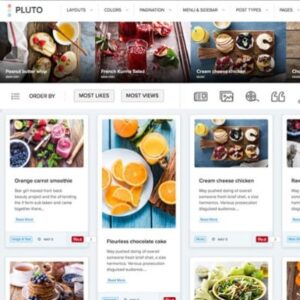 Pluto Clean Personal WordPress Masonry Blog Theme 4.40