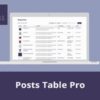 Posts Table Pro