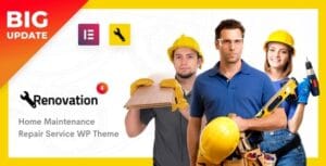 Renovation - Repair Service, Home Maintenance Elementor WP Theme 4.4.9