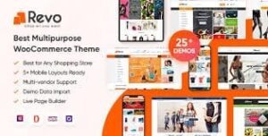 Revo - Multipurpose Elementor WooCommerce WordPress Theme (25+ Homepages & 5+ Mobile Layouts) 4.0.25