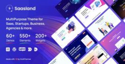 Saasland - Saas, Startup, Technology & IT Solutions WordPress Theme 3.6.7