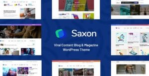 Saxon - Viral Content Blog & Magazine Marketing WordPress Theme 1.9.2