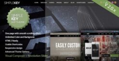 SimpleKey - One Page Portfolio WordPress Theme 2.5.6