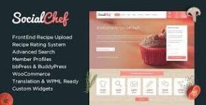 SocialChef – Social Recipe WordPress Theme 1.31.1