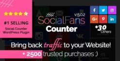 SocialFans – WP Responsive Social Counter Plugin 5.0.2