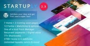 Startuply — Multi-Purpose Startup Theme 3.1