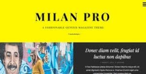 StudioPress Milan Pro Genesis WordPress Theme 1.1