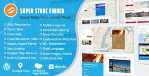 Super Store Finder for WordPress (Google Maps Store Locator) 7.0