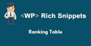 WP Rich Snippets Ranking Table 1.9.3
