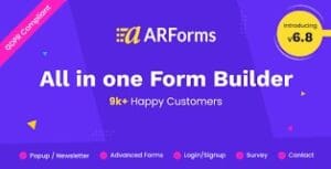 Wordpress Form Builder Plugin, Contact form - ARForms 6.6