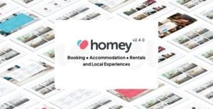Homey - Booking and Rentals WordPress Theme 2.4.0