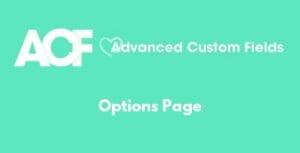 Advanced Custom Fields Options Page Addon 1.2