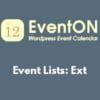 EventOn Event Lists: Ext 1.0.3