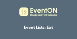 EventOn Event Lists: Ext 1.0.3