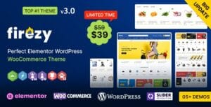 Firezy WP - Elementor Multi-purpose WooCommerce Theme 3.2.0
