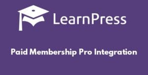 LearnPress – Paid Membership Pro Integration 4.0.6