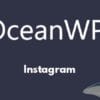 OceanWP Instagram