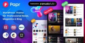 Papr - Newspaper News WordPress Theme 1.5.3