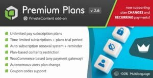 PrivateContent - Premium Plans add-on 2.2.0